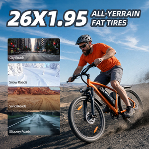 Unibike EU Stock Wholesale 7 Speed <b>Mountain</b> <b>Bike</b> Commuting Free Shipping Bikecycle Q7 Ebike <b>Bike</b> Q7 - Product Image 5