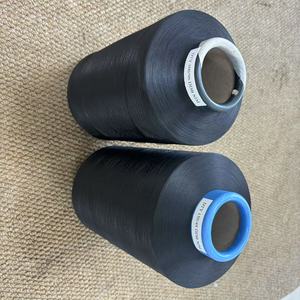 Dty 150D/48F SD Đen Polyester Vẽ Kết cấu sợi nguyên mẫu cho đan nhà sản xuất trực tiếp nhà máy giá từ dty sợi - Product Image 2