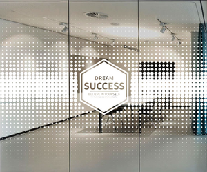 Pellicola trasparente in vetro per animali domestici con stampa UV creativa ispiratrice per ufficio Design Design moderno in stile ufficio - Product Image 4