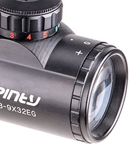 Mira Telescópica Luger Tactical 3-9X32EG con Retícula Iluminada en Rojo y Verde, Telémetro y Mira Reflex con 4 Retículas en Rojo y Verde - Product Image 4