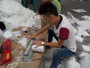 Prix de gros 100% PP Polypropylène Multifilament Fibre 3mm 6mm 12mm 19mm Renforcement du béton - Product Image 6