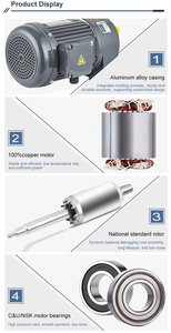 Gv dọc 750W 30-180k một Pha tiêu chuẩn xoắn ốc gearmotor - Product Image 3