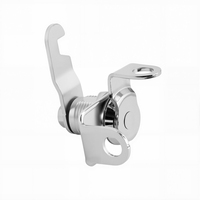 Serrure à came rotative à 360° sans clé, moderne, avec bouton en plastique et noyau en fer, pour mobilier d'extérieur et usage extérieur