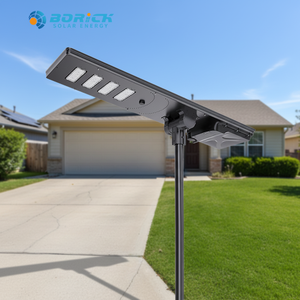 Lampes solaires 100W adaptées, lampes solaires LED tout-en-un pour l'extérieur, lampes solaires de jardin, étanches IP65 avec télécommande - Product Image 1