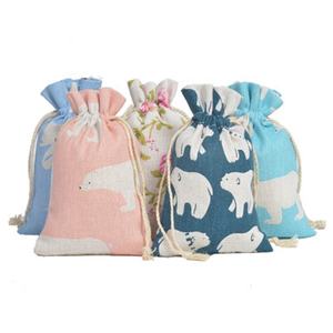 קטן כותנה שקיות 10x14cm מוסלין פאוץ מפלגה לטובת שרוך מתנת תיק תכשיטי שקיות אריזת ממתקי שקית שקיות - Product Image 5