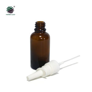 Flacon pulvérisateur en verre 5ml 10ml 20ml vide transparent pour rhinite <span class=keywords><strong>anti</strong></span>-<span class=keywords><strong>allergie</strong></span> avec embout pointu et pompe pulvérisatrice - Product Image 4