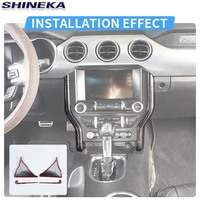 Garniture de panneau latéral de console centrale ABS pour Ford Mustang 2015-2023 Accessoire d'intérieur de voiture