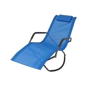<strong>White</strong> Comfortable Lounge <strong>Chairs</strong> Lazy Lounge <strong>Chair</strong> Patio Garden Leisure Steel <strong>Rocking</strong> <strong>Chair</strong> - Product Image 4