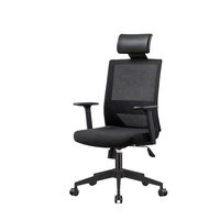 Chaise de bureau exécutive moderne ergonomique de haute qualité, tissu durable, accoudoirs réglables, réglage manuel, pivotante, en fer et plastique