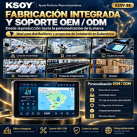Lecteur KSOY-08 De Carro Pantalla Para Automovil Pantalla Android Para 8 + 128G Android Pantalla Android 9 Pulgadas GPS