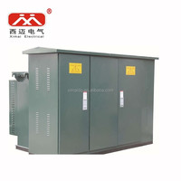 Transformador de Distribución Trifásico Sumergido en Aceite, Montado en Plataforma, Reductor de Voltaje, Salida 415V, Transformador de Potencia para Exteriores Resistente al Agua