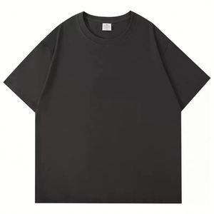 T-shirts en coton lourd 100% avec impression DTG de logo personnalisé, streetwear décontracté, t-shirts grande taille, t-shirts unis de couleur unie pour hommes - Product Image 4