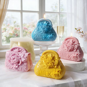 Moldes de Silicona de Grado Alimenticio 2026, Ecológicos, Aptos para Lavavajillas, Accesorios Decorativos para Bolsos de Mujer, Piezas Decorativas en Forma de Bolso 3D - Product Image 1