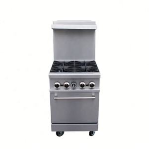 Cocina de acero inoxidable, cocina de gas, cocina comercial, estufa, quemador de gas con horno - Product Image 4