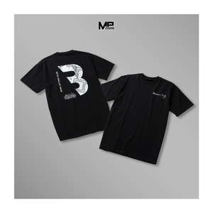 เสื้อยืดคอกลมแขนสั้นสำหรับออกกำลังกายผ้าคอตตอน100% ขนาดใหญ่ออกแบบโลโก้ได้ตามต้องการ - Product Image 1