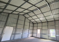 Kit de construction de hangar en acier 10x12, structure légère pour extérieur, hangar pour avions, parking pour voitures, services de soudage et de découpe inclus