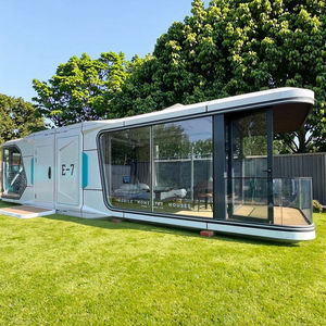 Mini Casa Capsula Spaziale Mobile Prefabbricata di Lusso di Alta Qualità con 2 Camere da Letto in Acciaio per Uso Esterno <span class=keywords><strong>Hotel</strong></span> e Appartamento - Product Image 3