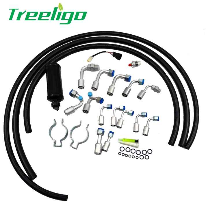 UNIVERSAL AUTO AC SYSTEM 12V 24V UNDERDASH A/C KIT BEU 432100 COOLING