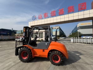 Free Shipping HECA TDF Rough Terrain <strong>Forklift</strong> Multifunctional 2T 2.5T <strong>3T</strong> 3.5T <strong>Diesel</strong> 2wd 4wd 2 Stage 3 Stage Mast Road <strong>Forklift</strong> - Product Image 2