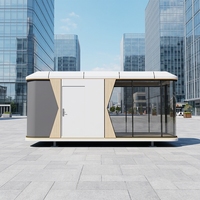 Tendance 2026 : Maison Capsule Préfabriquée de Luxe Moderne en Panneaux Sandwich Acier Écologique, Mini-Hôtel à Installation Rapide, Personnalisable, pour Parcs Solaires et Centres Commerciaux