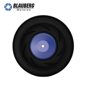 175mm Blauberg ventiladores industriais para purificador de ar DC ventilador centrífugo curvo para trás