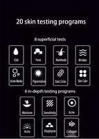 Analyseur de peau à prix réduit, scanner d'analyse de la peau, analyseur numérique à 9 spectres, appareil d'analyse du visage pour salon de beauté