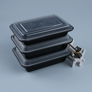 Nhựa dùng một lần thực phẩm container Set rò rỉ bằng chứng Nắp sinh thái vật liệu gia đình dã ngoại Takeaway sử dụng nhiều kích cỡ Combo tùy chỉnh - Product Image 1