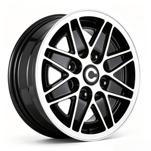 <span class=keywords><strong>Jantes</strong></span> en alliage 15x5,5 pouces 4x130 pour VW Beetle classique, style rétro <span class=keywords><strong>Cosmic</strong></span>, finition noire usinée, <span class=keywords><strong>jantes</strong></span> de voiture personnalisées de rechange - Product Image 2