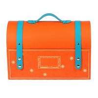 Boîte cadeau en cuir PU avec logo personnalisé, valise de rangement portable pour vin, thé, emballage cadeau de vacances, vente en gros