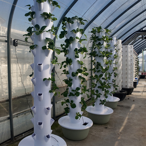 NUEVO Hidroponía Vertical Motorizado Jardín giratorio Torre aeropónica Granja Sistema giratorio Torre de jardín vertical Agricultura - Product Image 1