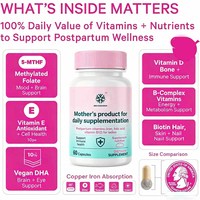 OEM Vitamines post-partum de haute qualité Fer Acide folique Vitamine B12 pour femme Mère Produit pour une supplémentation quotidienne