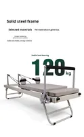 BOYA PR-01 Lit de Pilates portable et réglable, durable, pliable avec roues, léger, écologique, couleur et logo personnalisables