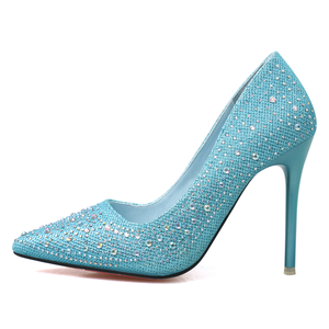 <span class=keywords><strong>Tacco</strong></span> sottile bocca superficiale punta a punta di colore di acqua trapano tacchi drillhigh - Product Image 6