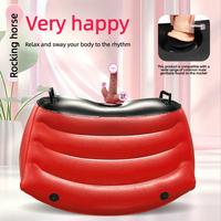 Canapé gonflable multifonctionnel en PVC pour ranger facilement les jouets à câliner - Durable, léger et portable