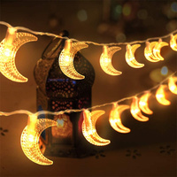 Décorations du Ramadan 2026, lanternes LED Ramadan, lumières féériques en forme de lune et d'étoile, lumières islamiques musulmanes Eid Mubarak, lumières du Ramadan, shopping en Chine