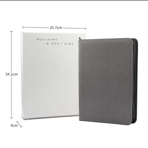 Tùy Chỉnh Dập Nổi <span class=keywords><strong>Logo</strong></span> Công Ty Tập Tin Tài Liệu A4 Danh Mục Đầu Tư Kinh Doanh Thư Mục PU PVC Da Dây Kéo Danh Mục Đầu Tư Với Bút Người Giữ Điện Thoại - Product Image 3