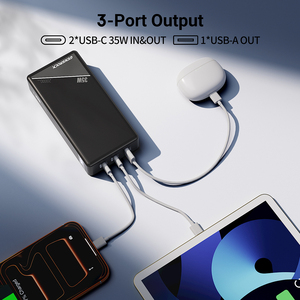 Chúng Tôi Tại Chỗ Công Suất Cao 20,000MAh Siêu Mỏng Ngân Hàng Điện Hai Loại C Đầu Ra Pd35W Nhanh Chóng Sạc Điện Trạm LED Hiển Thị Nhà Máy - Product Image 4