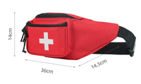 Sac banane de sport rouge en gros sur Alibab, portable, étanche, sac de poitrine de premiers secours d'urgence