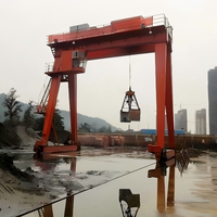 Grue portique à double poutre de type MZ de marque Wanlong, 16T, avec commande PLC, moteur et roulement, portée de 35 m, hauteur de levage de 10 m