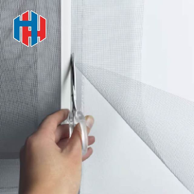 Modern DIY Magnetic Fly Screen Frame Diy Magnetic Window Screen Window Frames with Grey Mesh for Hotel & Home Use Fire-Proof