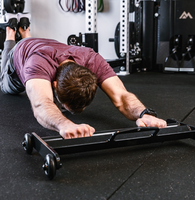 Rouleau de musculation pour fessiers et ischio-jambiers - Appareil de fitness robuste pour entraînement des jambes et du tronc à domicile