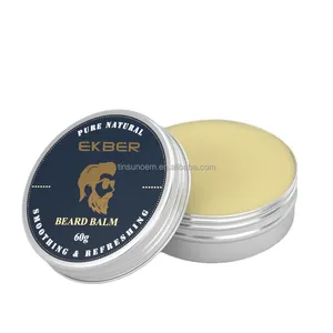 Customized Logo Men Beard Moisturizing Wax Stick Mustache Beard Butter Balm