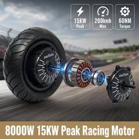 ANGYANG-S500 8000W 15KW 60-96V Moteur à moyeu CC sans balais 11 pouces 100-200 km/h Trottinette électrique en aluminium Frein à disque IP54