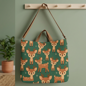 Bolsa de Lona Mediana con Patrón Geométrico, Linda y con Logotipo Personalizable, Asa de Largo Ajustable, para Uso Diario - Product Image 6