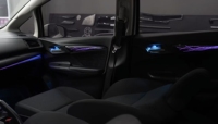 Lumière ambiante dynamique de style ruban en fibre de carbone Rainbow Symphony pour Honda Fit(2014-2020)(RHD)