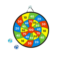 Jeu de fléchettes pliable TJ MARK MIX COLOR Portable avec emballage Exercice en plein air pour tous les niveaux de compétences Jeux de jardin