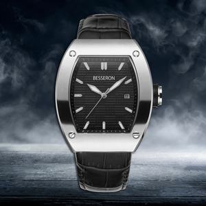 Relojes de Pulsera Triangulares para Hombre, Nuevo Diseño Dorado Vintage de Lujo, Reloj de Hombre Automático Mecánico Esqueleto, Resistente al Agua - Product Image 2