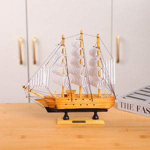 Maqueta de Velero de Madera Maestro Gu con Luces, Decoración para el Hogar, Regalo para Cumpleaños o Inauguración de Casa - Product Image 3