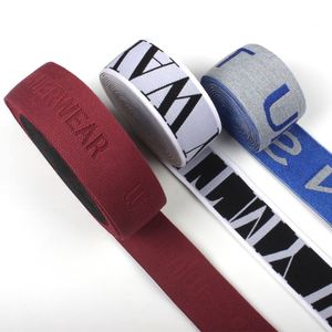 High Quality Nylon Polyester Spandex Jacquard <b>Elastic</b> Web Band Customized Printed Sportswear Soft <b>Elastic</b> Waistband - Product Image 3