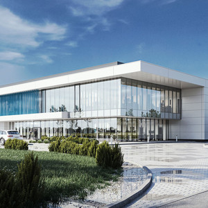 Edificio Prefabricado de Acero de Diseño Moderno, Estructura Metálica para Oficinas, Escuelas, Naves Industriales con Certificación CWB - Product Image 1